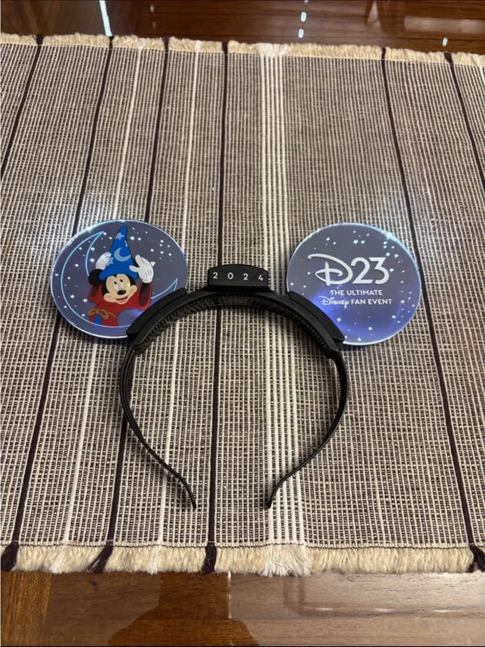 Disney D23 Sorcerer Mickey Ear Headband - Blue and Black